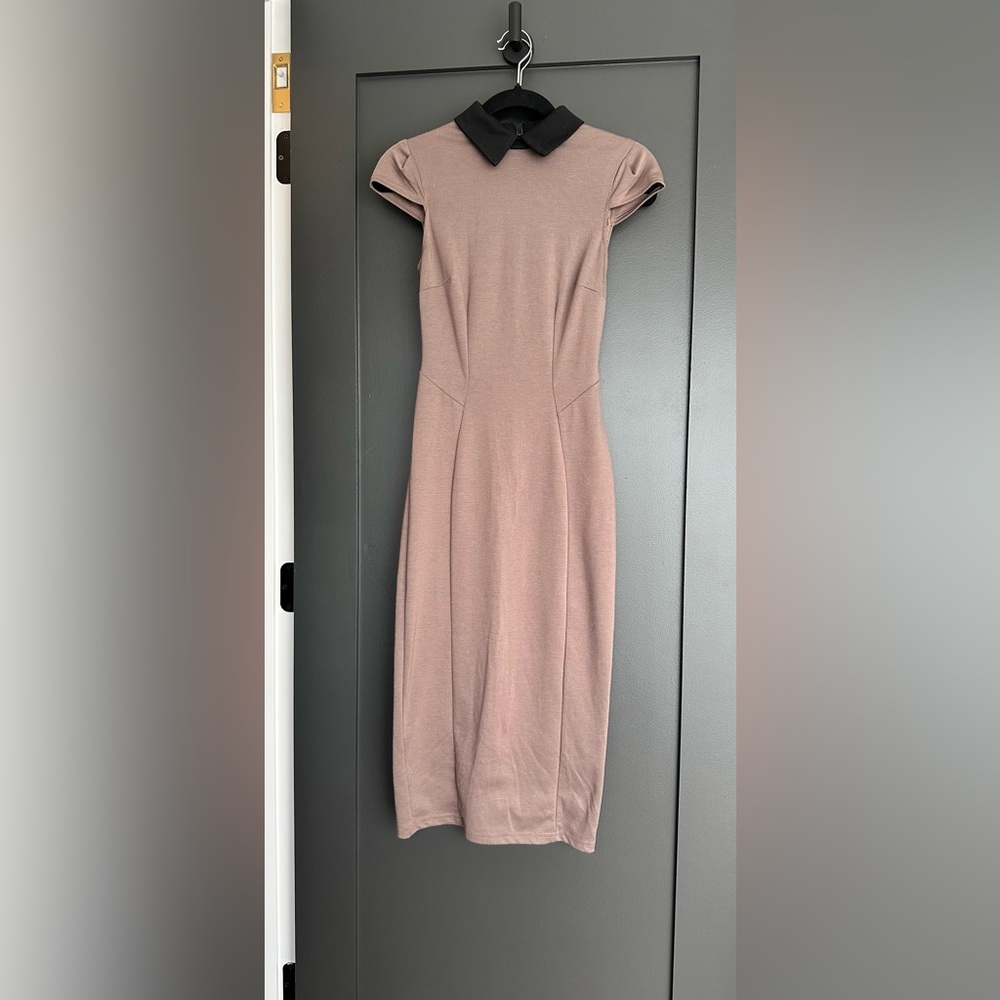 ASOS Midi Tan Dress